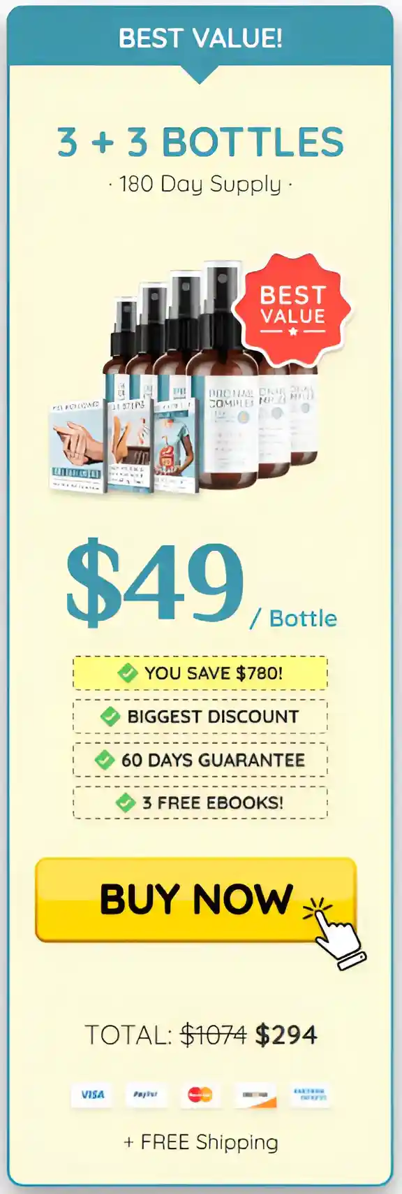 ProNail Complex - 6 Bottles Pricing